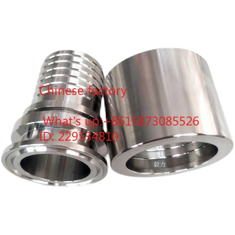 1PCS Stainless steel gus-set connector 51 Sa-nitary quick-loading hose Hydraulic TC Hydraulic ch-uck connector hose