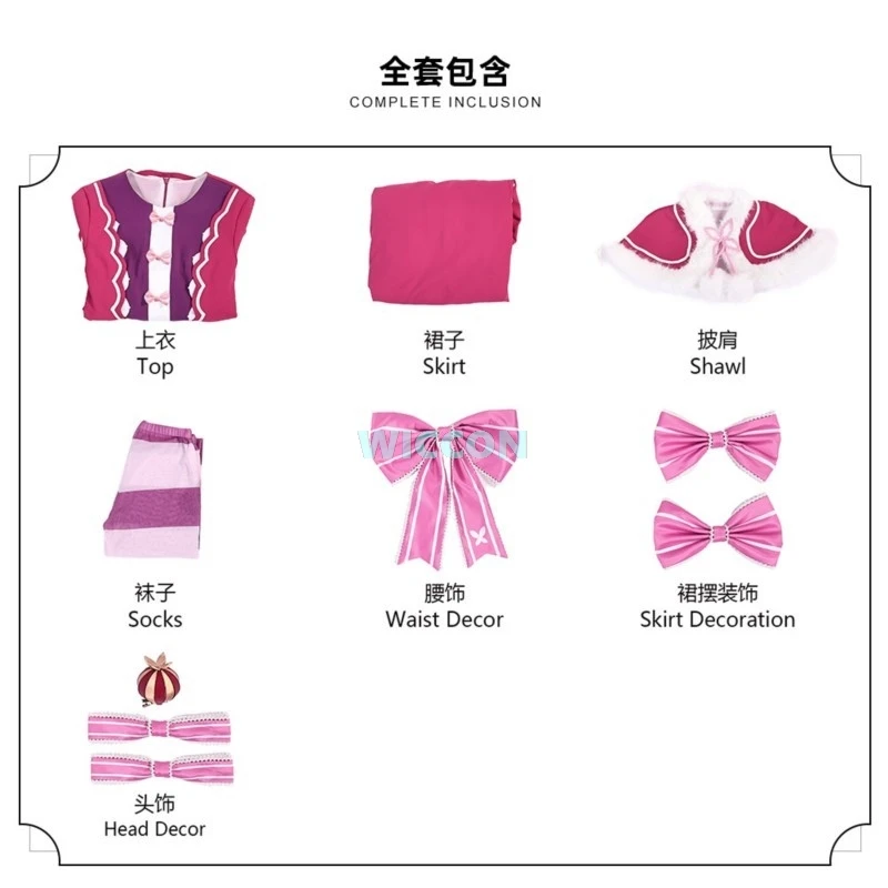 Betty Beatrice Cosplay Anime Re Zero Costume Betty Wig Princess Dress Lolita Shawl Woman Kawaii Carnival Set Halloween view 4