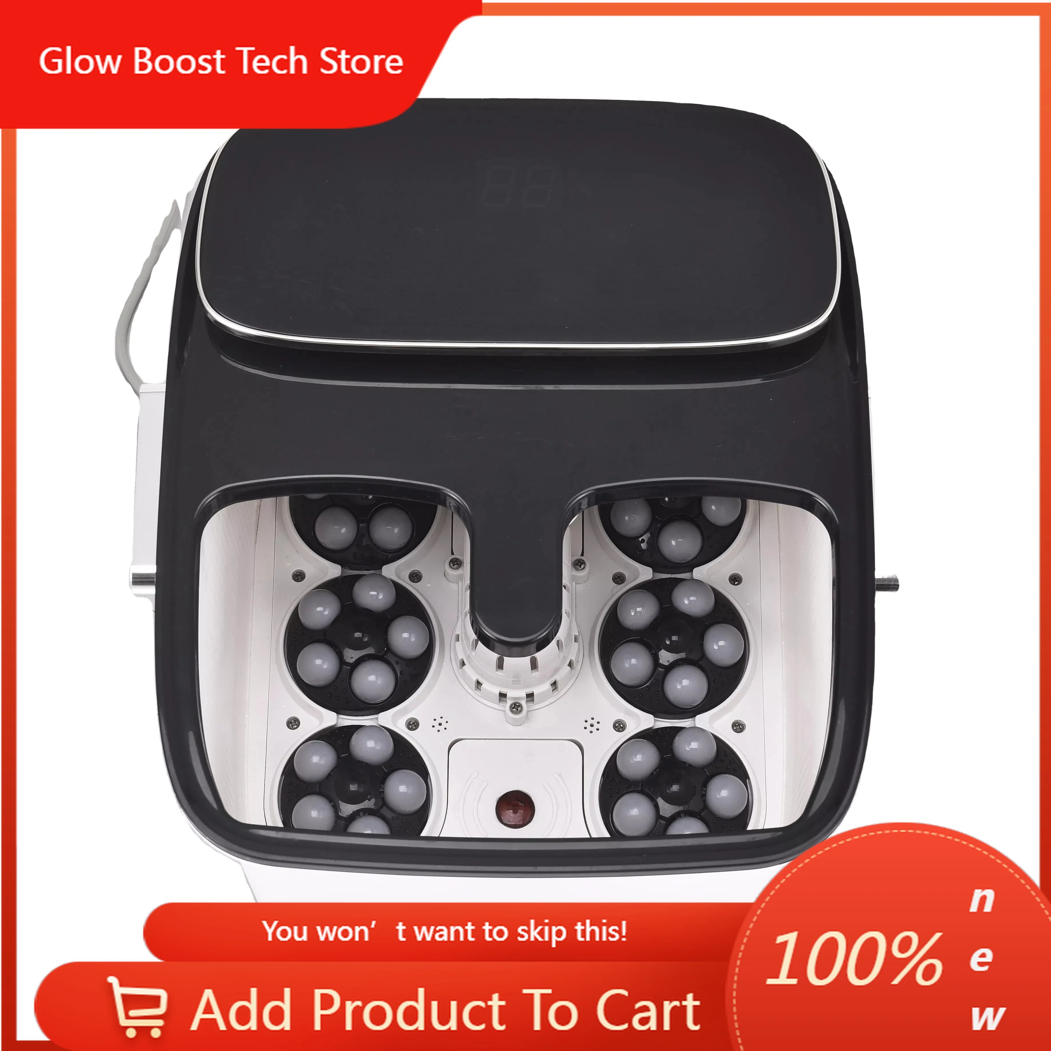 

NYElectric Shiatsu Pedicure Hydrosana Detox Foot Spa Bath Massager Washing Machine Soak Basin