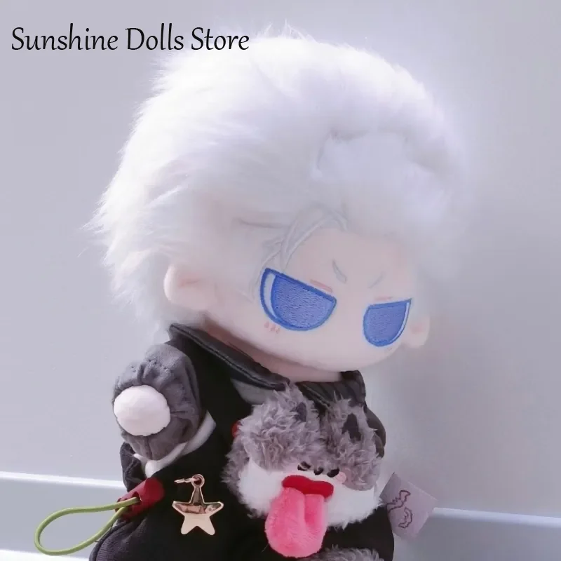 

Anime Role Vergil Attribute Kawaii Plush Doll Stuffed Body Dress Up Clothes Cotton Plushies Idol Figures Mascot Xmas Gift 20cm