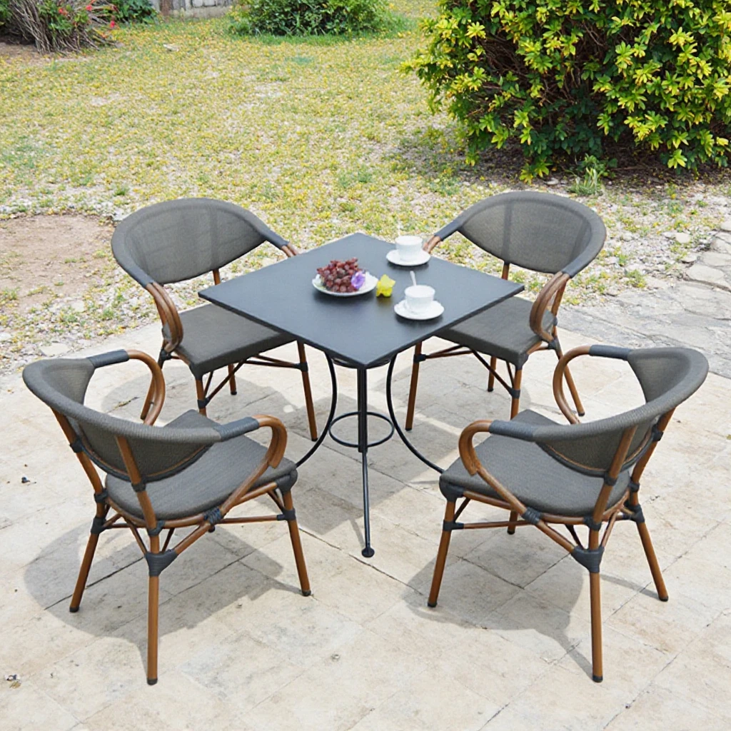 

Manufacturers Price Black Outdoor bar Tables Outdoor Table for Balcony
