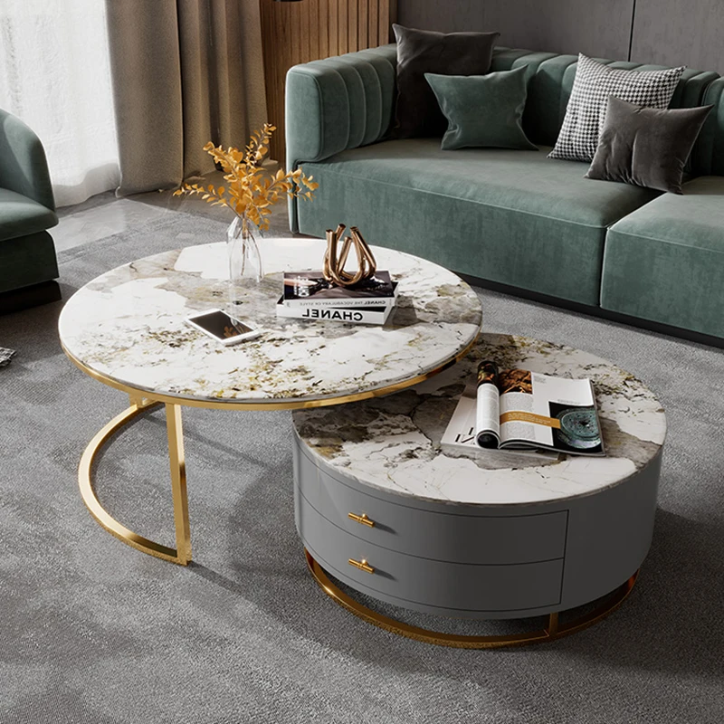 Furniture Luxury Hospitality Tables Bedside Corner Side Table Service Lightweight Hall Coffee Low Table Basse De Jardin