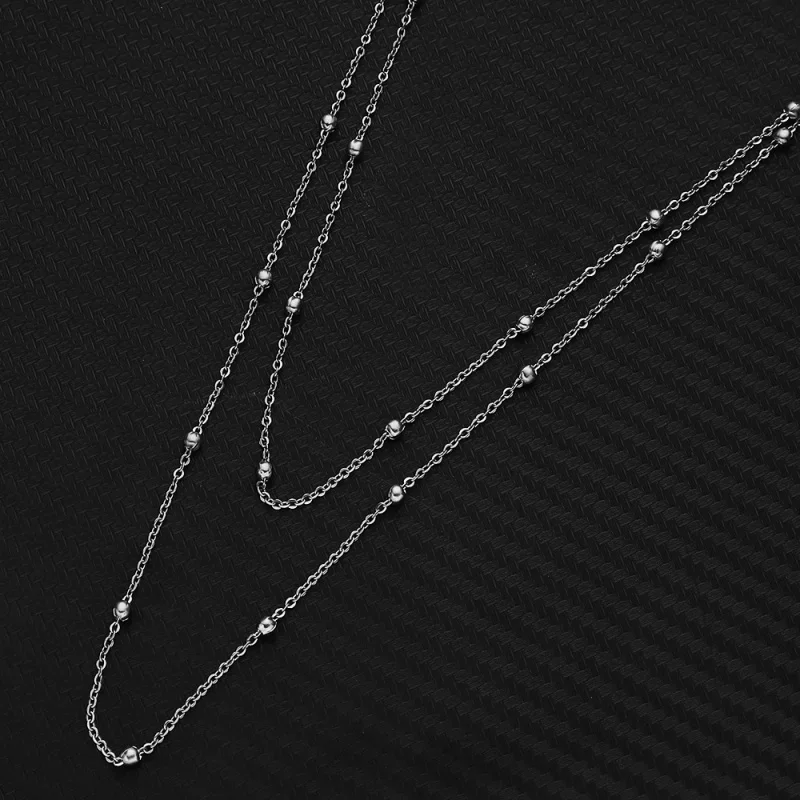 New Fashionable And Exquisite Sexy Stainless Steel Bead Chain Waist Chain For Temperament Ladies Beach Bikini Body Chain Jewelry