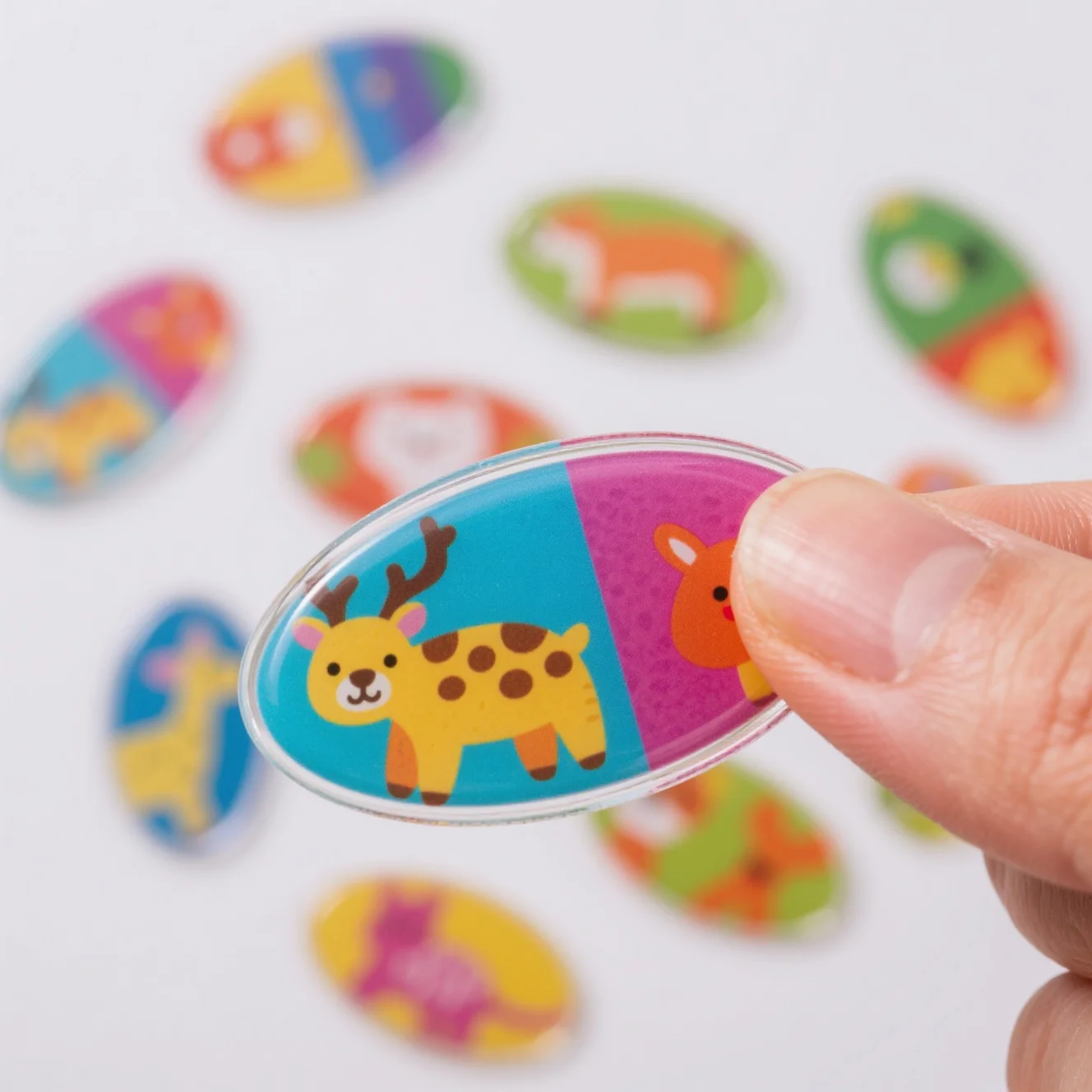 Dome Sticker With A Strong, Aggressive Adhesive For Challenging Surfaces