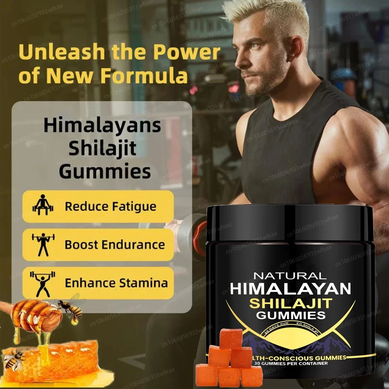 

30 Shilajit Gummies Manuka Honey Help With Muscle Recovery Reduce Fatigue Boost Energy Himalayan Shilajit Soft Candy