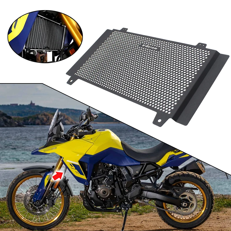 

Fit For Suzuki V-STROM 800 DE VStrom 800DE 2023 2024 Motorcycle Radiator Grille Guard Protection Grill Cover