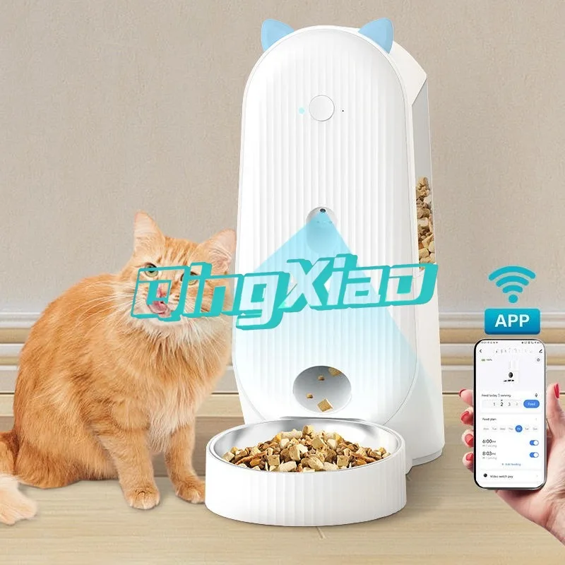 Large Capacity Dry Wet Food Wireless Smart Pet Feeder Fresh Keeping Timed Portion Cross Border Automatic Dispenser For Cat Dog - view 2