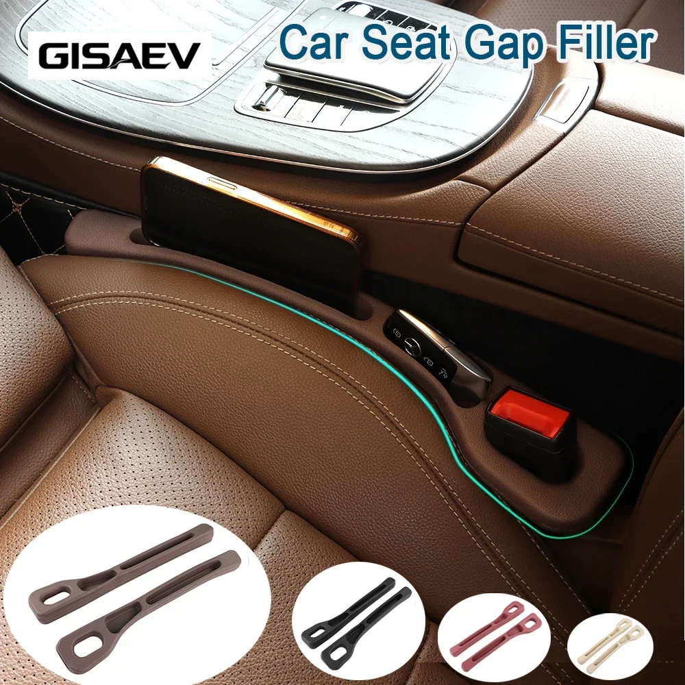 For Xpeng G6 P7 P7i X9 G3 G3i G9 P5 X2 N5 F30 H93 2PCS Universal Car Seat Leak Proof Strips Cover Gap Side Seam Filler Storage