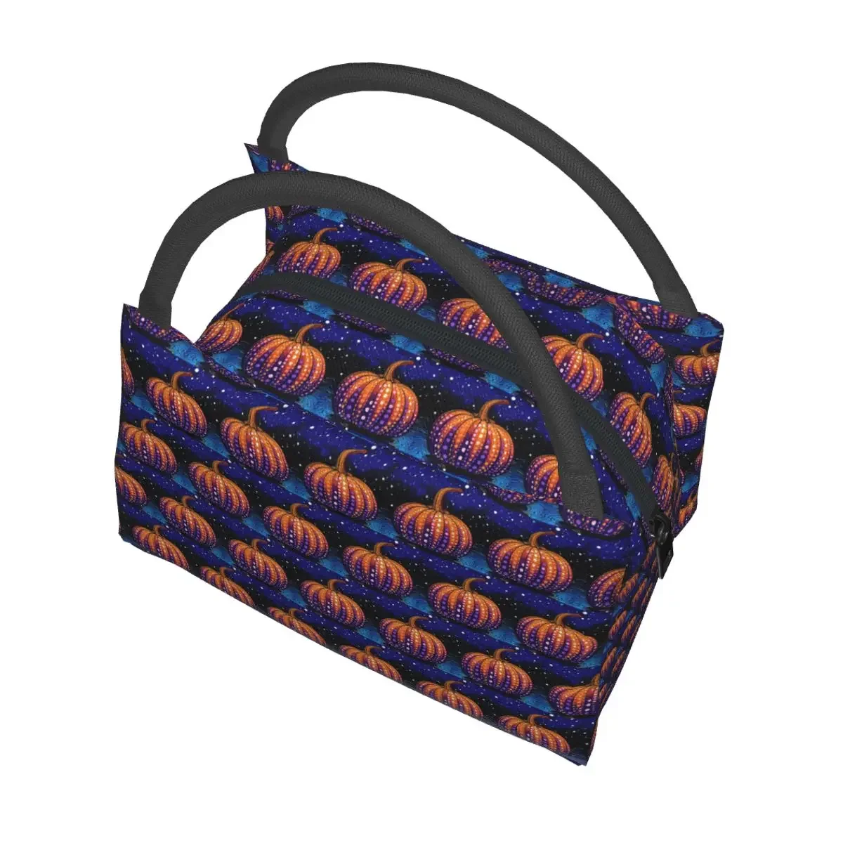 Yayoi Kusama Polka Pumpkin Insulated Lunch Bag for Women Kids Leakproof Food Boxes Thermal Lunch Box Tote