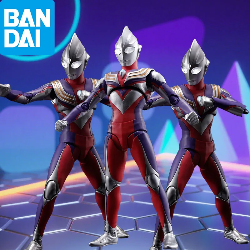 Figurki akcji Bandai SHF Ultraman, animowane modele figurek, metody prawdziwego rzeźbienia w kości / kolekcjonerskie ozdoby i dekoracje.