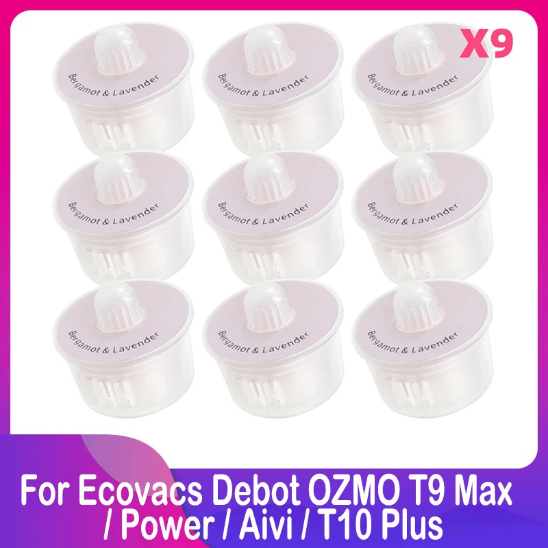 For ECOVACS Debot OZMO T9 Max / Power / Aivi T10 Plus Robotic Vacuum Cleaner Air Freshene Spare Accessories