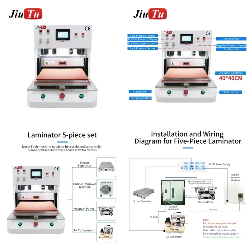 2026 CE G+G Optical Bonding OCA SCA Bonding Machine TFT LCD Screen Glass Vacuum LCD Bonding Machine