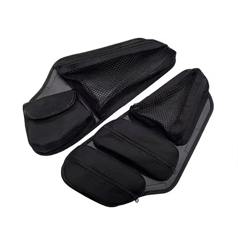 A pair black FOR HONDA GOLD WING GL 1800 GL1800 F6B 2018 2019 2020 2021 2022 NEWER SADDLE BAG LID Organizers Goldwing Saddlebag