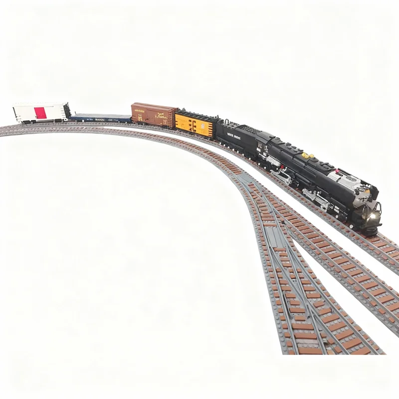 2094 stuks MOC Union Pacific Challenger stoomtrein model bouwstenen speelgoed constructie kerstcadeau idee educatief bouwsteen