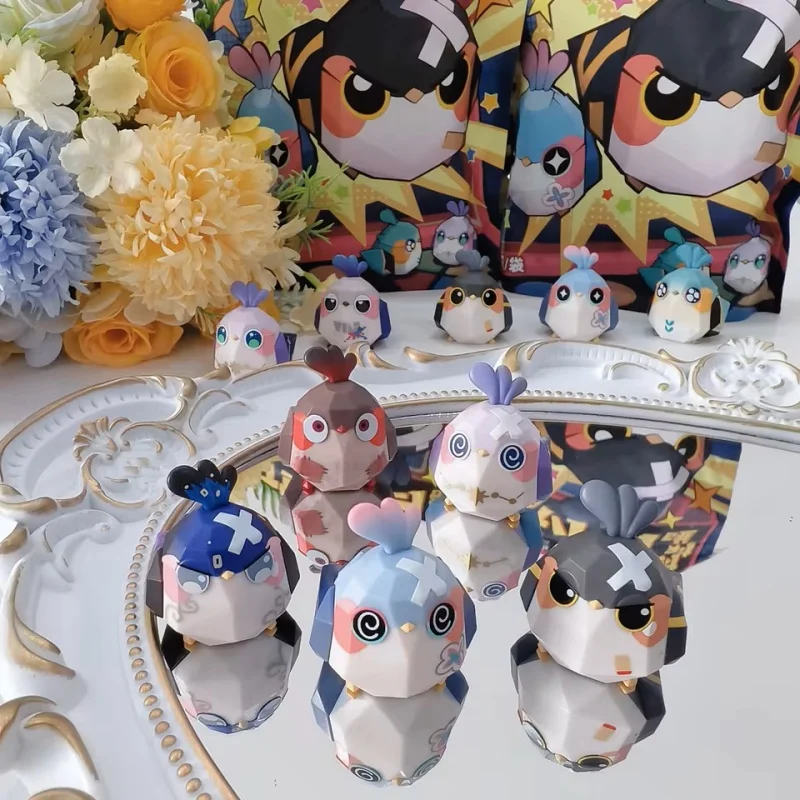 Genuíno honkai: star rail origami série de pássaros caixa cega caixa misteriosa anime periférico bonito origami pássaro brinquedo presentes surpresa