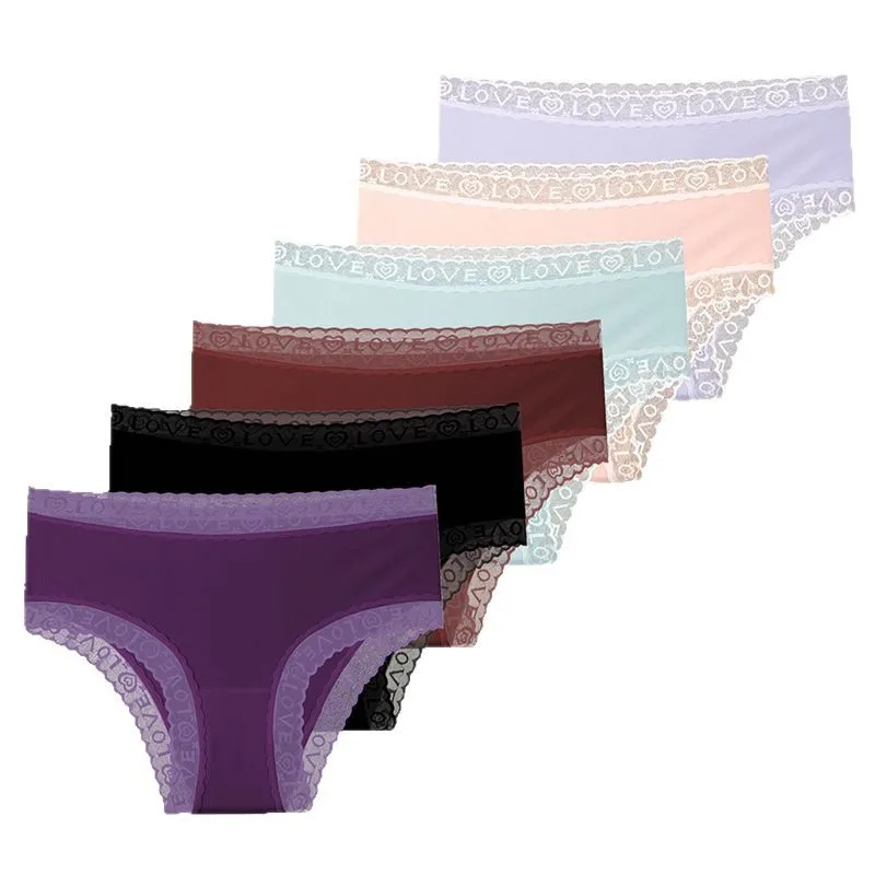 Женские треугольные брюки из молочного шелка со средней талией Tem Source, гладкое и дышащее, европейское и американское женское нижнее белье