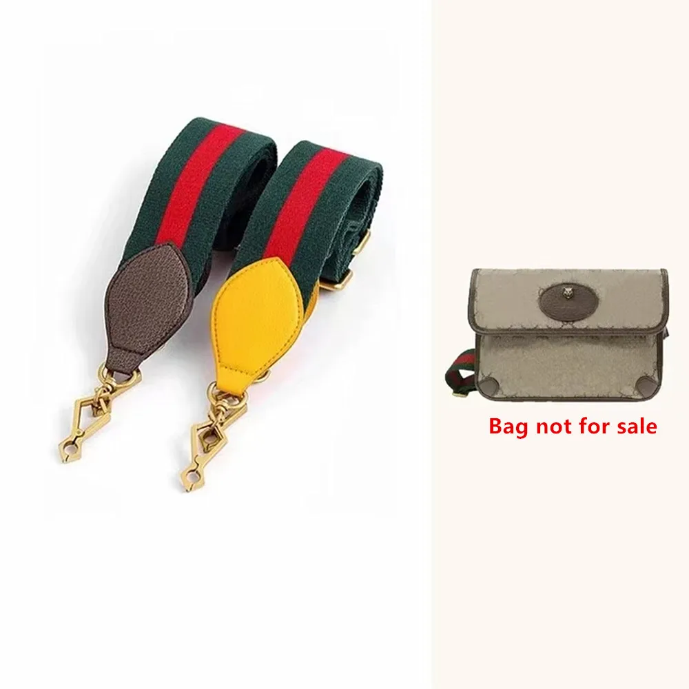Adjustable Length 5cm Wide Crossbody Shoulder Strap for Ophidia Tiger Head Camera Bag Striped Nylon Replacement Bag Strap