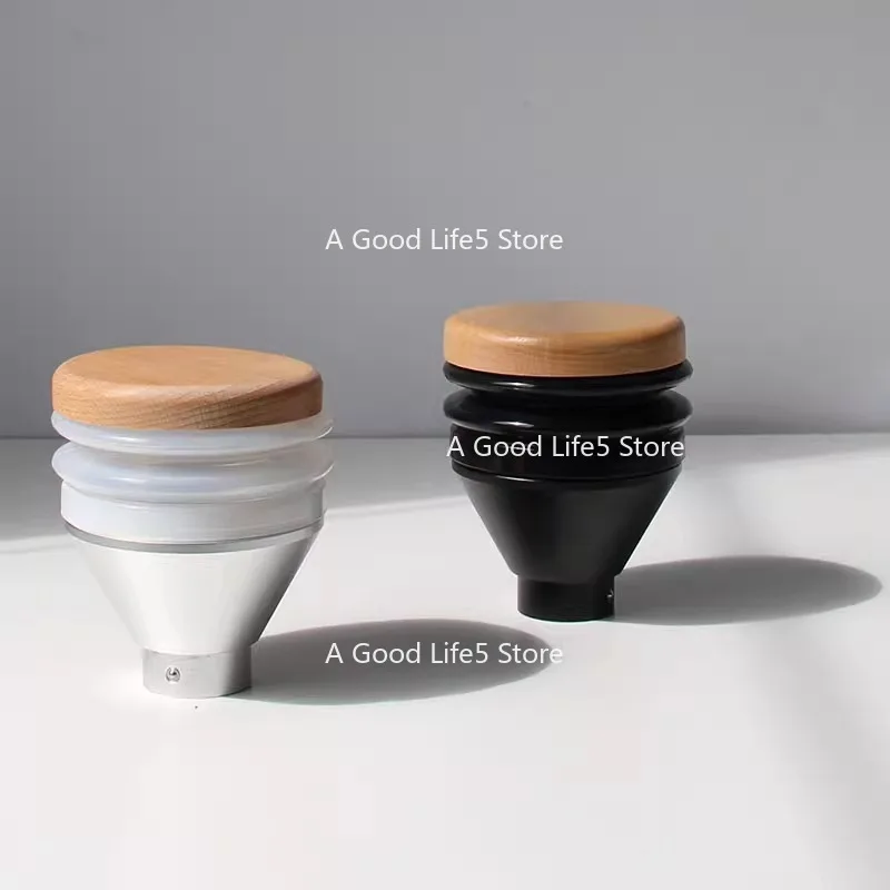 

For Bean Grinder Air Blowing Bean Warehouse Metal Funnel Residual Powder Shoot Silicone Press Clean Grinding Disc Accessories