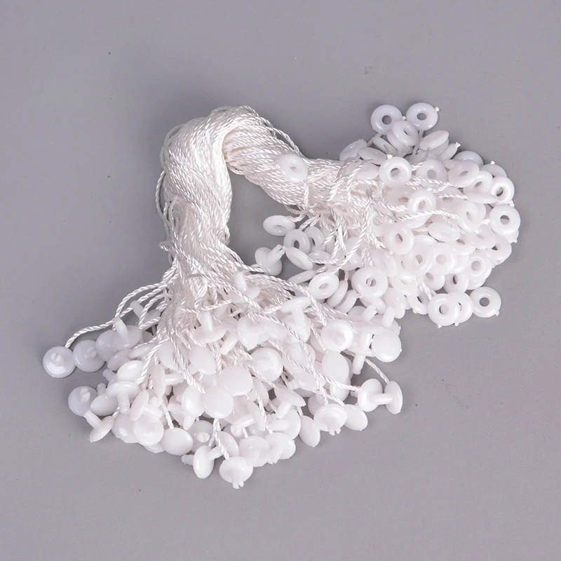 1000pcs/lot Double Slot Hang Tags Various Shapes Oval Square Rectangle Ready Stock with Strings