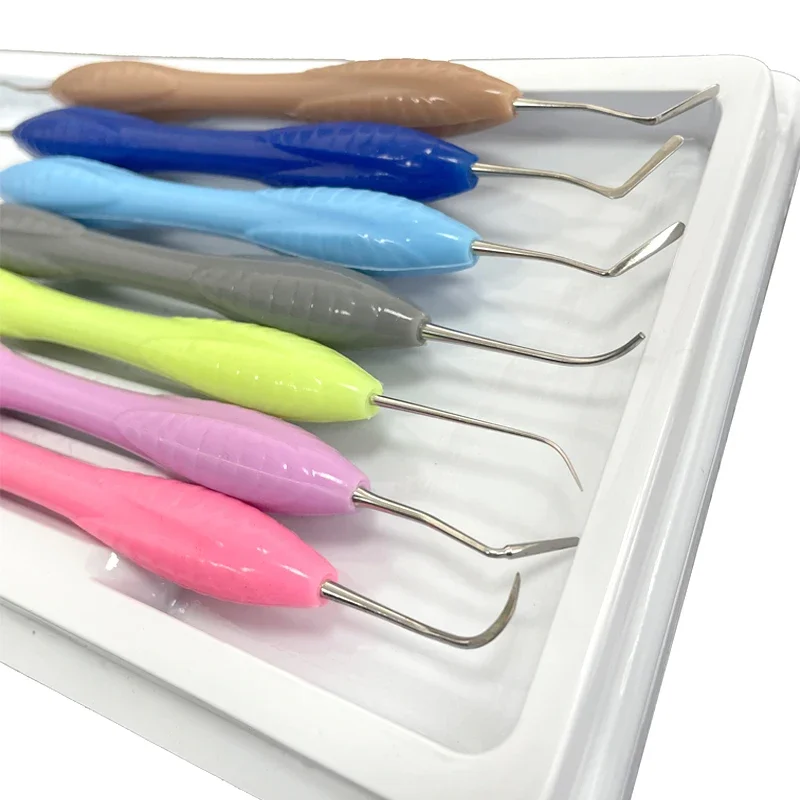 

Набор наполнителей для стоматологической смолы, эстетические инструменты для восстановления с силиконовыми стойками для композитного наполнения, инструмент для стоматолога