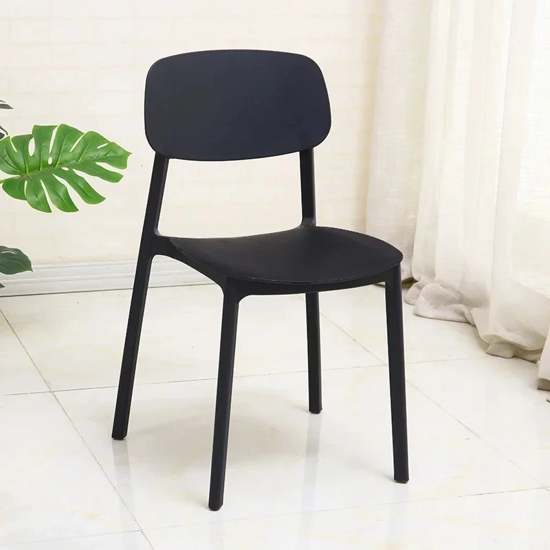 Kitchen Ultralight Dining Chairs Modern Luxury Plastic Trendy Office Dining Chairs Living Bedroom Fauteuils De Salon Furnitures