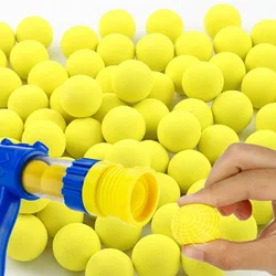 50PCS Foam Ball Soft Bullet 2.8cm Toy Gun EVA Bullet blasting Percussion Compatible Toy Gun Accessories Bullets Children Gift