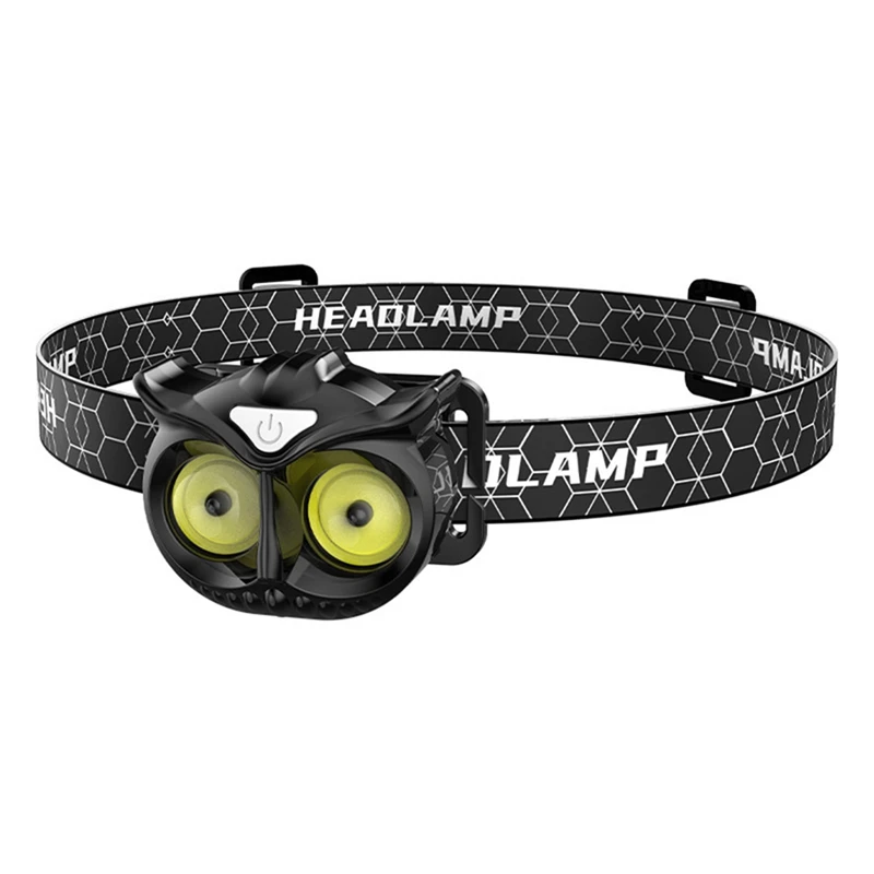 LED Fishing Headlight Strong Sensing Headlight Owl Headlight Outdoor Portable Headlight Portable Headlight