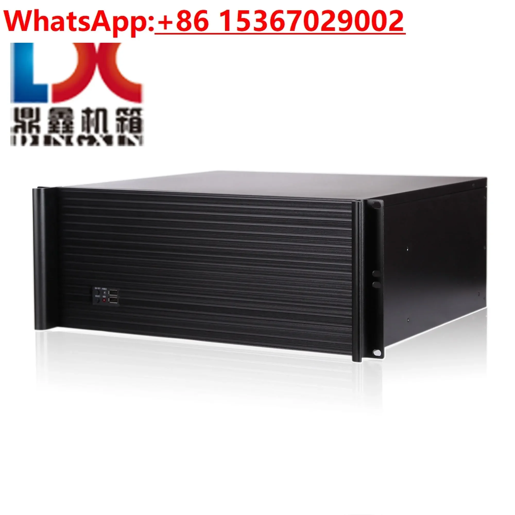 4U chassis aluminum alloy panel 390MM chassis server Dual Xeon CPU large board 4U server