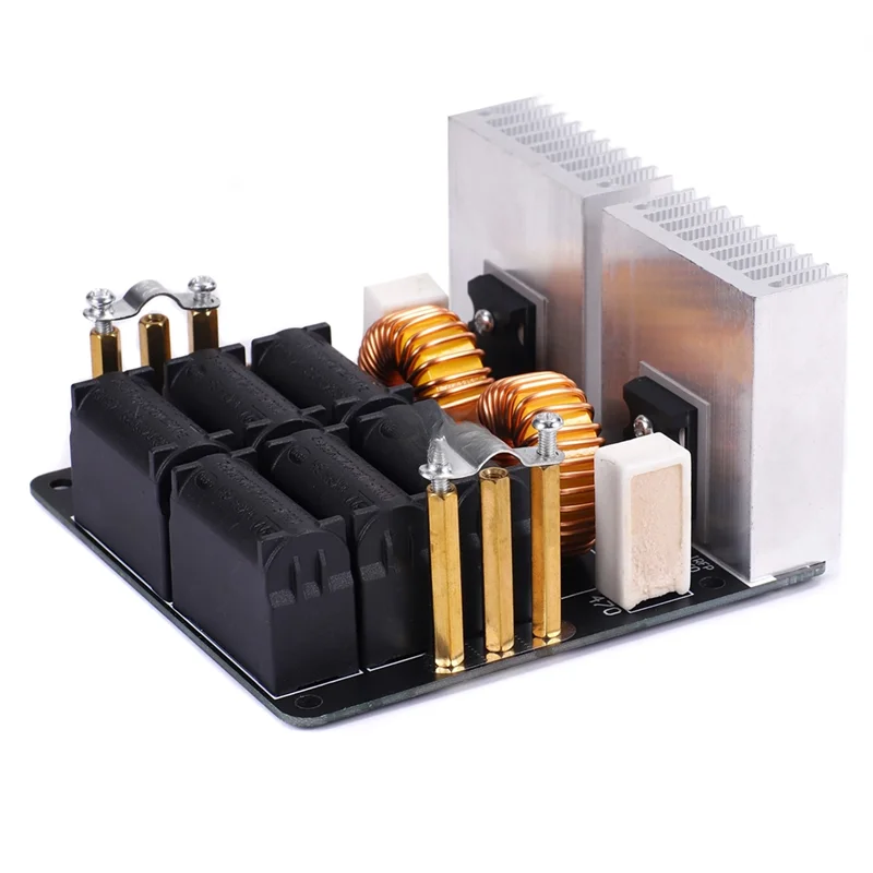 F-T ZVS 고주파 1000W 유도 가열기, 12-48V DC 입력, 최대 20A 전류, 500-800W 연속 전력