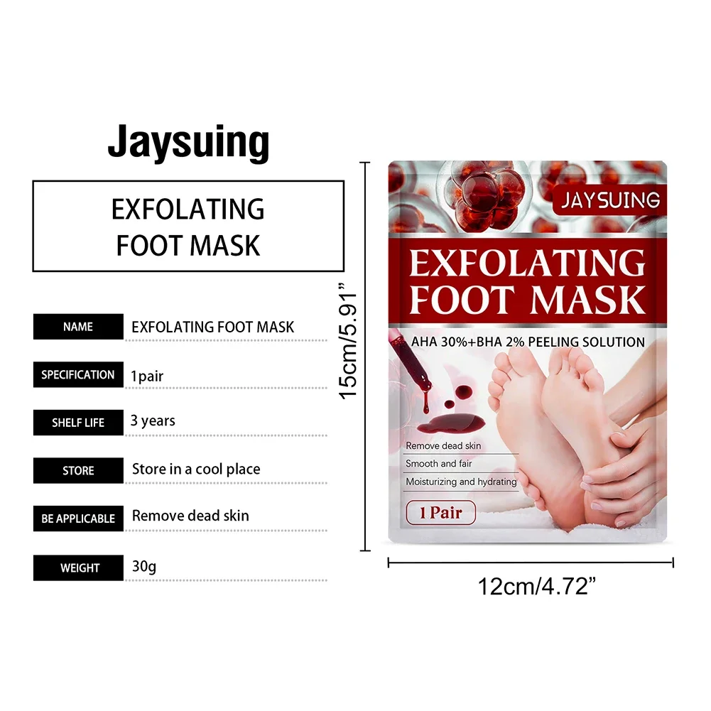 Feet Mask Socks Peel Foot Care Tool Moisturizing Pedicure Anti Crack Heel Foot Dead Skin Remover for Anti Crack