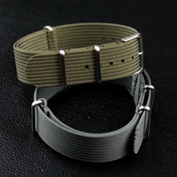 Ribbed Strap For Ballistic Fabric Watch straps Replacement Watchband 20mm 22mm Premium Quality Nylon Nato Watch Band Accessories