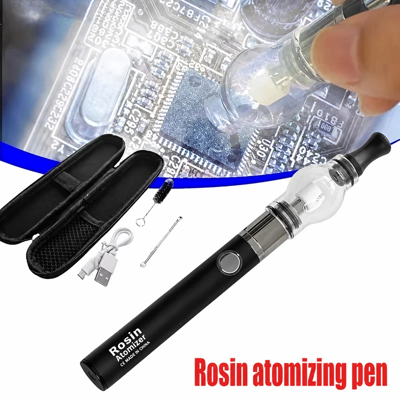 New Thickened Glass Rosin Atomizing Pen for Motherboard Short Circuit Detection Instrument No Soldering Iron Flux Detection Tool