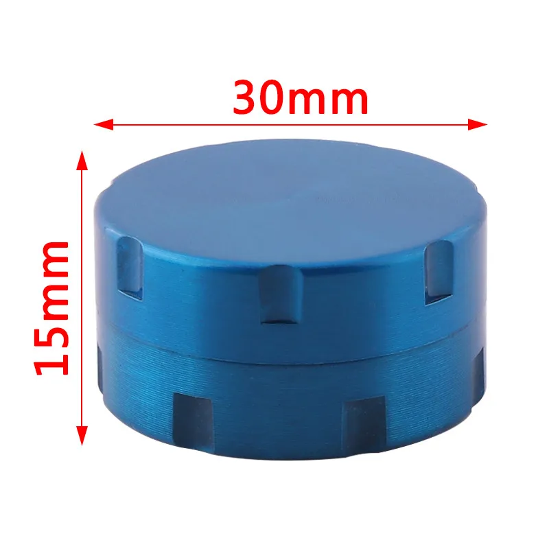 30mm Mini Herb Grinders Zinc Alloy Cigarette Accessories 2parts Spice Crusher For Smoking Accessories