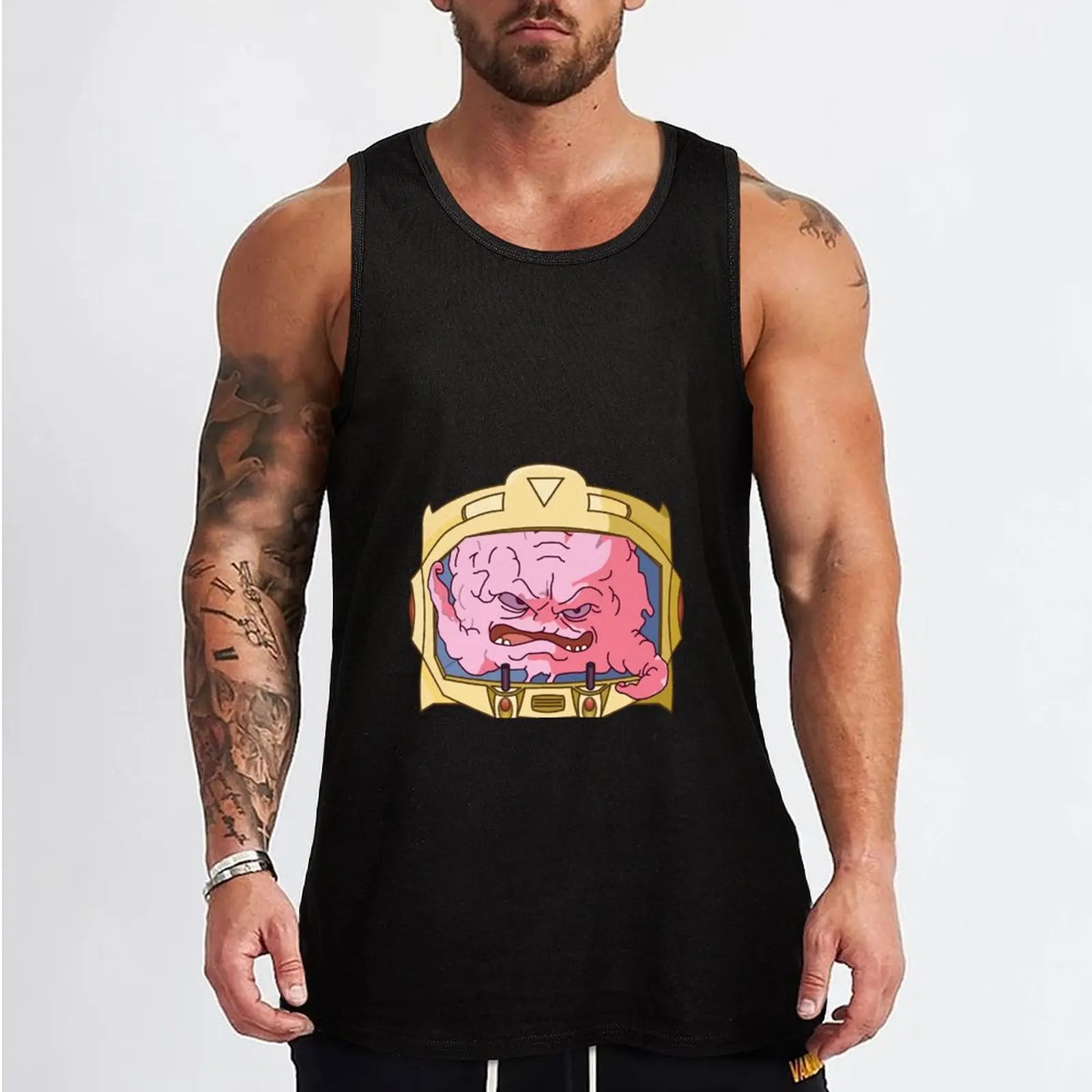 krang Tank Top gym accessories man gym t shirt men anime