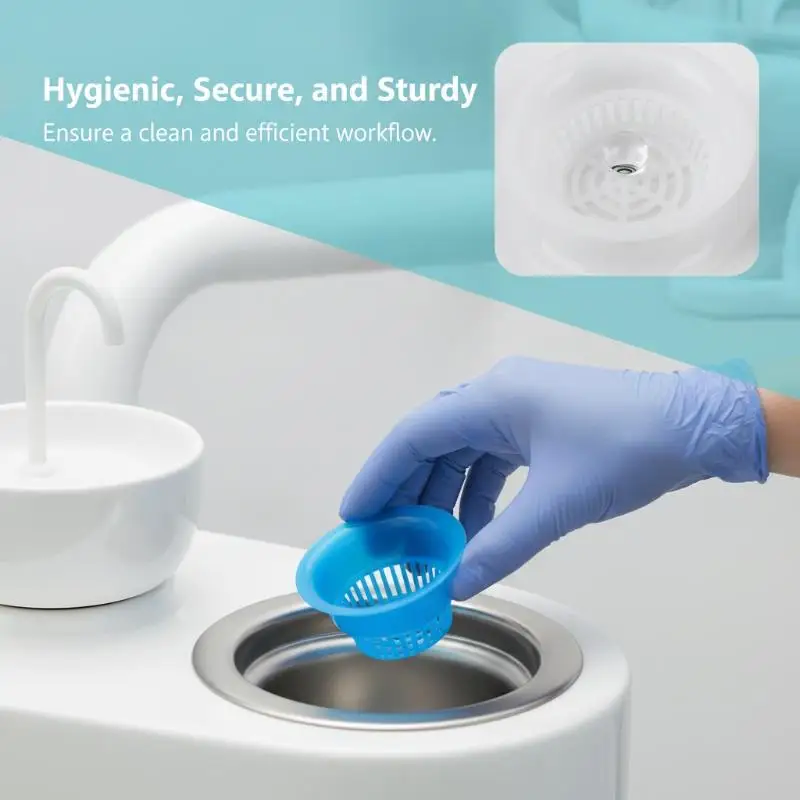 

【L】5Pcs Dentistry Clinic Material Tools Disposable Dental Chair Spittoon FilterPlastic Filter Mesh For Dentist Chair Accessories