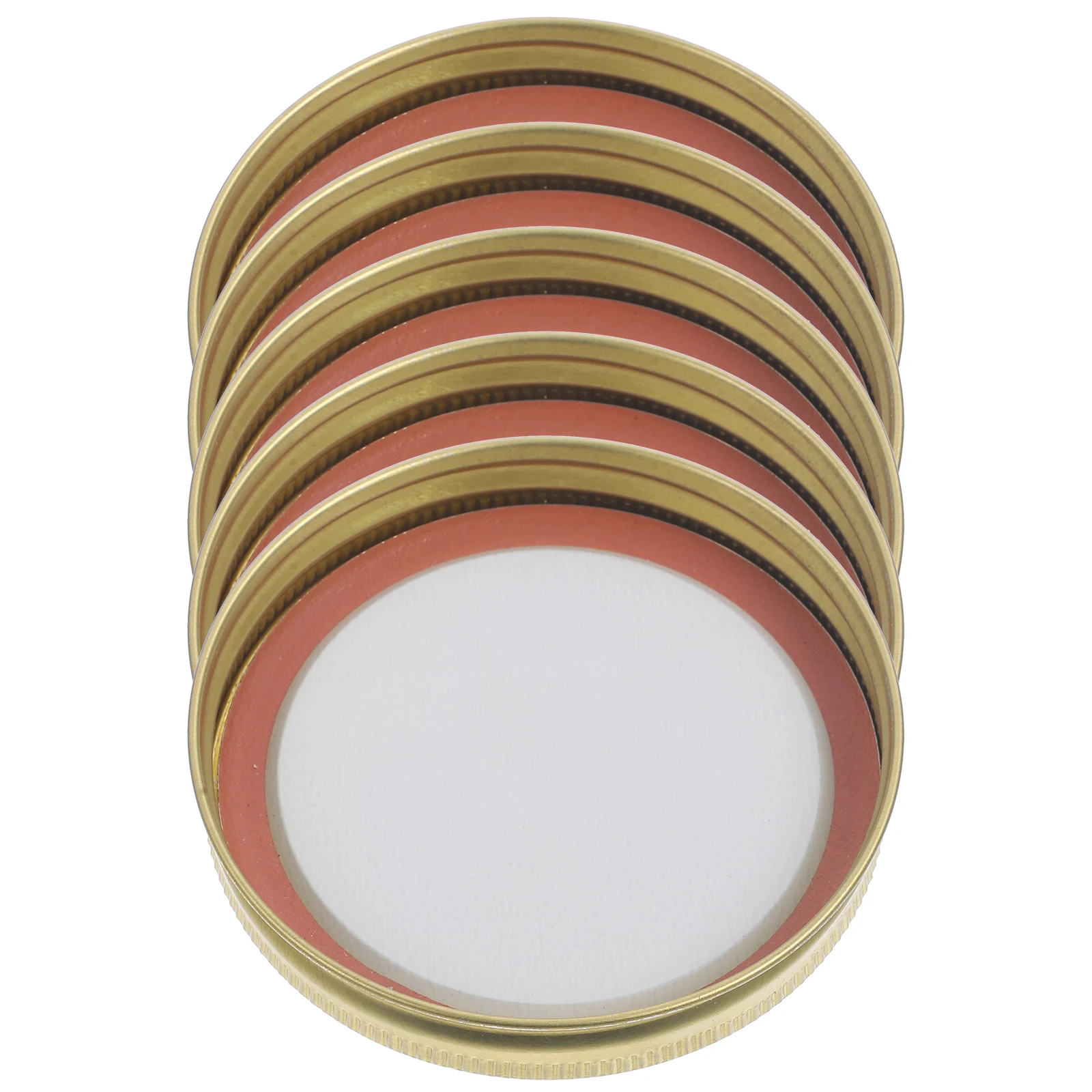 

5 Sets Mason Jar Lids Pickle Replacement Seal for Storage Tinplate Airtight Canning Night