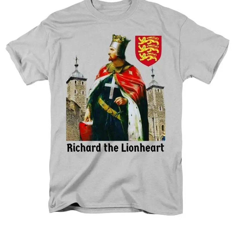 Richard The Lionheart Red Tunic Golden Crown T-Shirt