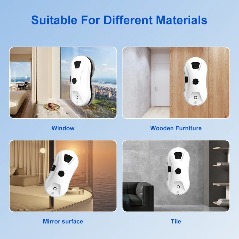 Window Window Robot with a sprayer langou window cleaner robot