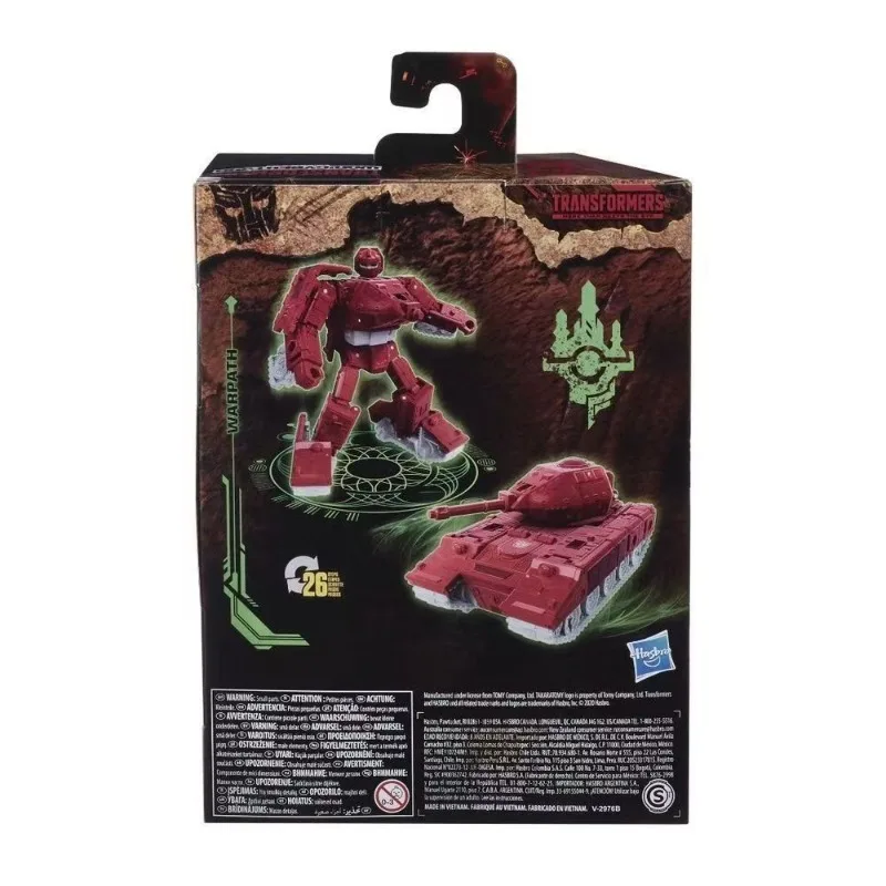 ในสต็อก Takara Tomy Transformers War for Cybertron: Kingdom WFC-K6 Warpath Action Figures ของสะสมของขวัญคลาสสิกงานอดิเรกของขวัญ