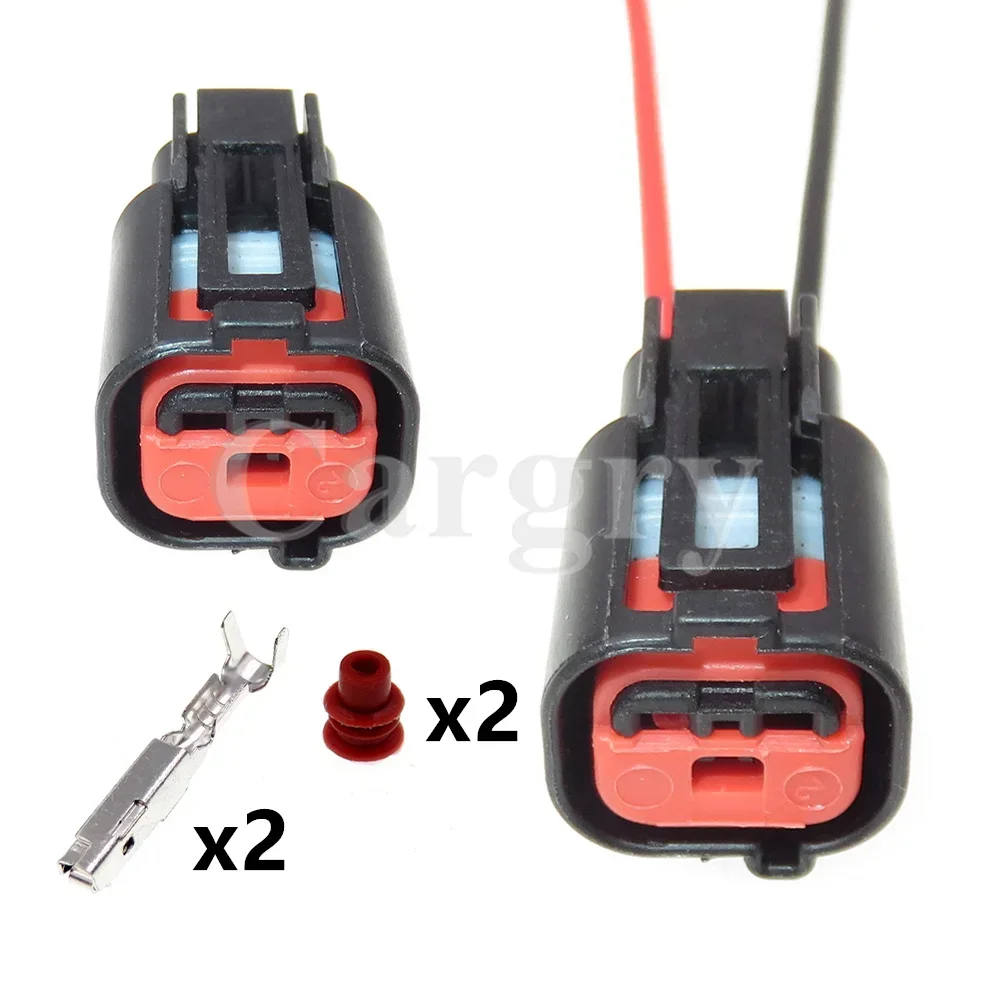 

1 Set 2P 13579999 15383213 AC Assembly Car Electrical Connector Automotive Accessories Car Wiring Terminal Waterproof Socket
