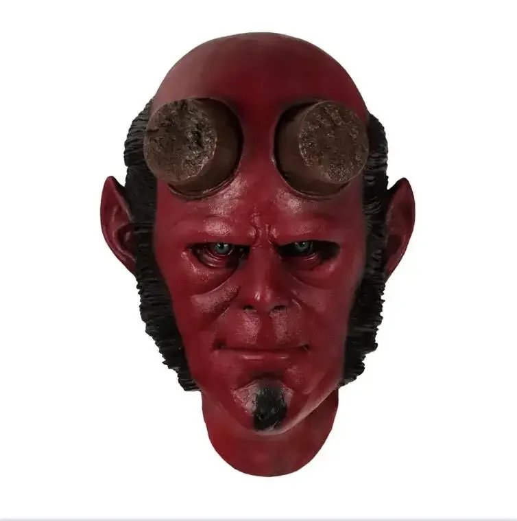 

Halloween Scary Hellboy Latex Mask Cosplay Hellboy Call Of Darkness Latex Masks Horror Halloween Party Mask