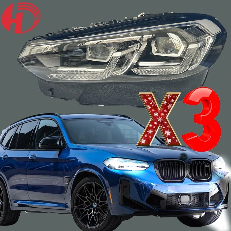 

2022 2023 2024 Original Headlights for Cars BMW X3 X5 X7 Q7 Light Lamp 10000lm 400w H4 H11 H7 Car Led Headlight for BMW X3