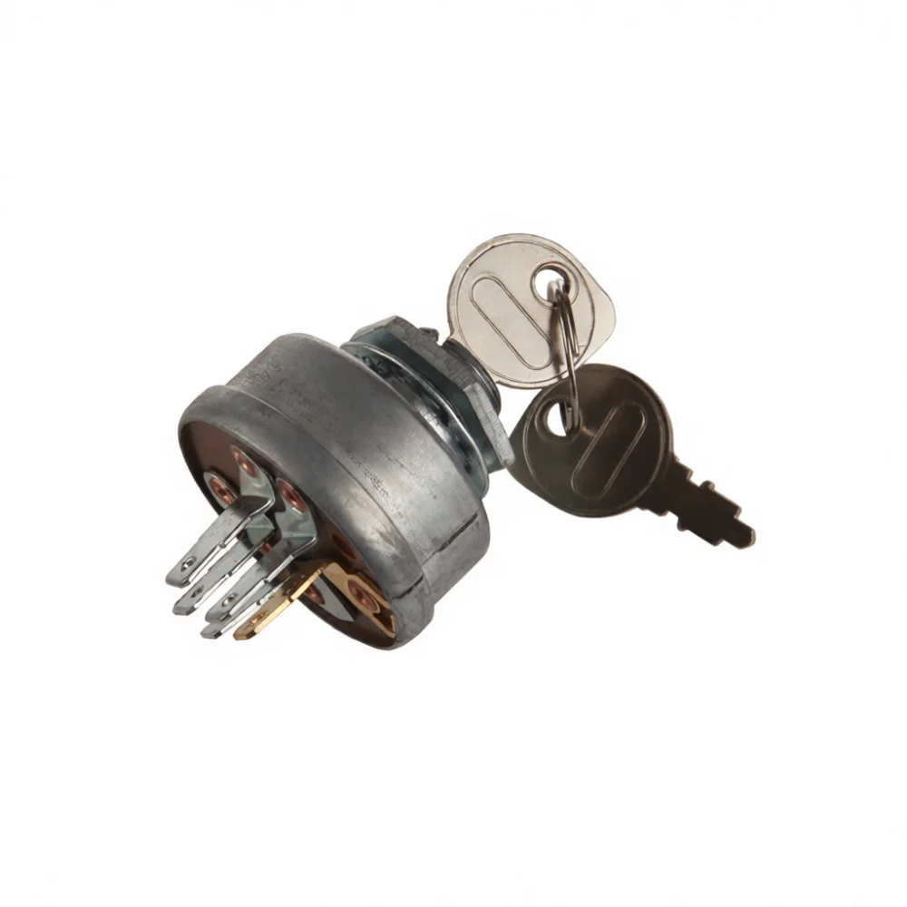 Lawn Mower Ignition Key Switch For Tractor Riding Mower Starter Assembly Compatible 925 0627A K1122 62112 Garden Tool Spare