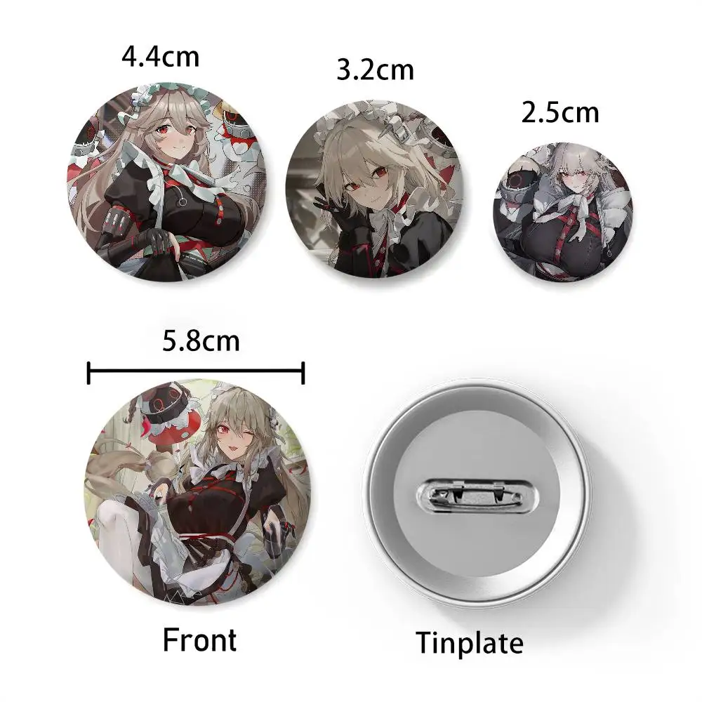 الكسندريما سيباستيان Zzz شارات مستديرة رائعة شارة دبابيس دبابيس الإبداعية للملابس قبعة ظهره هدية الملحقات #6