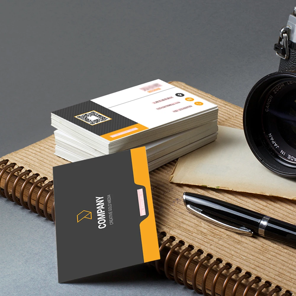 Business Card Custom Printiing DIY Logo Design Membership Cards for Boss Manager Leader Company Position Studio Introduction