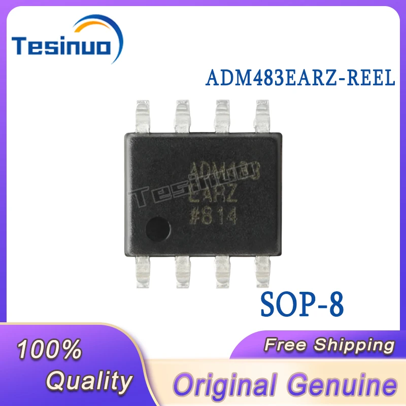 

5/PCS New Original ADM483EARZ-REEL SOP-8 half duplex RS-485/RS-422 transceiver chip In Stock