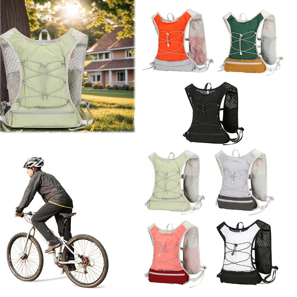 

Велосипедный рюкзак, износостойкий сверхлегкий рюкзак для хранения, дышащая нейлоновая сумка для пешего туризма, рюкзак для марафона, бега по пересеченной местности