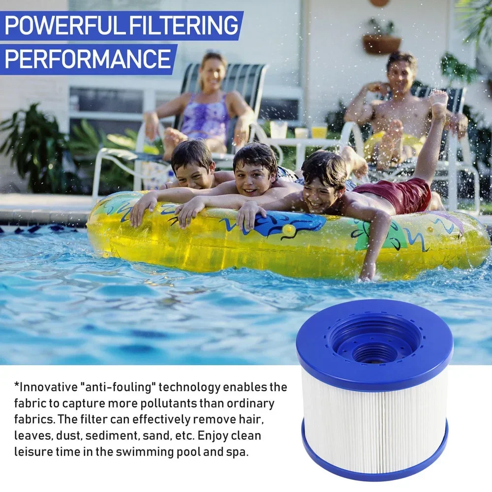 Wave Spa Type Swimming Pool Filter for, Aquaparx, Ospazia, G Spa, Bcool, Mspa, Nordic Spa, Intex, Etc.