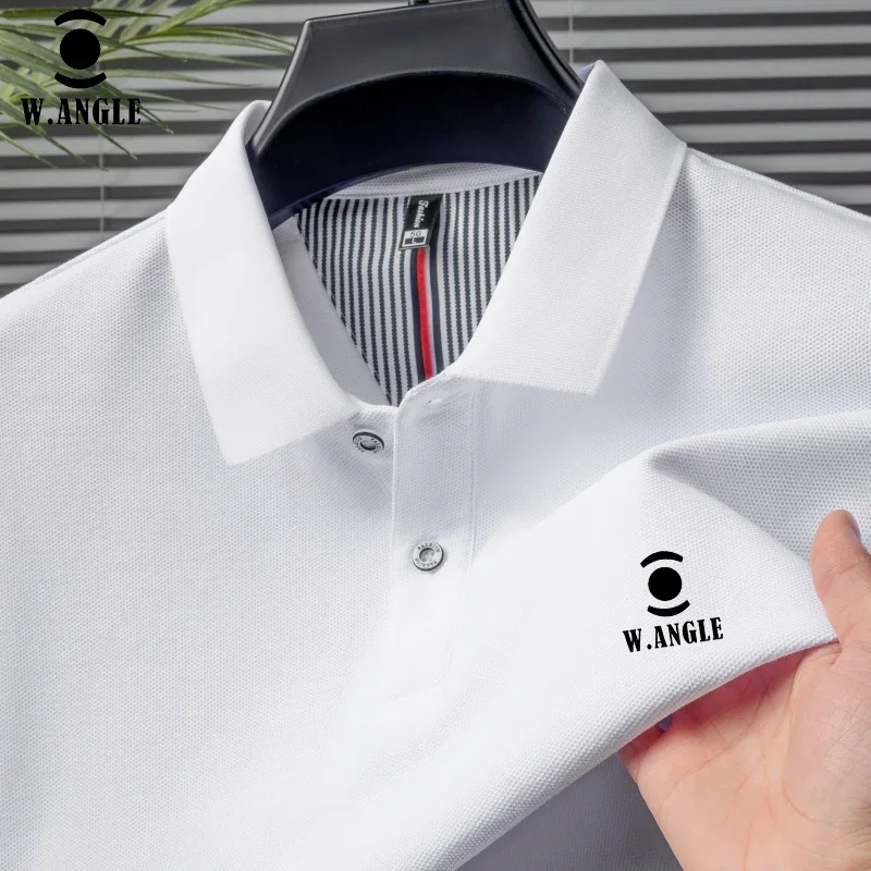 

Summer new men's comfortable short sleeved Polo T-shirt, summer breathable business fashionable T-shirt, men's brand clothes