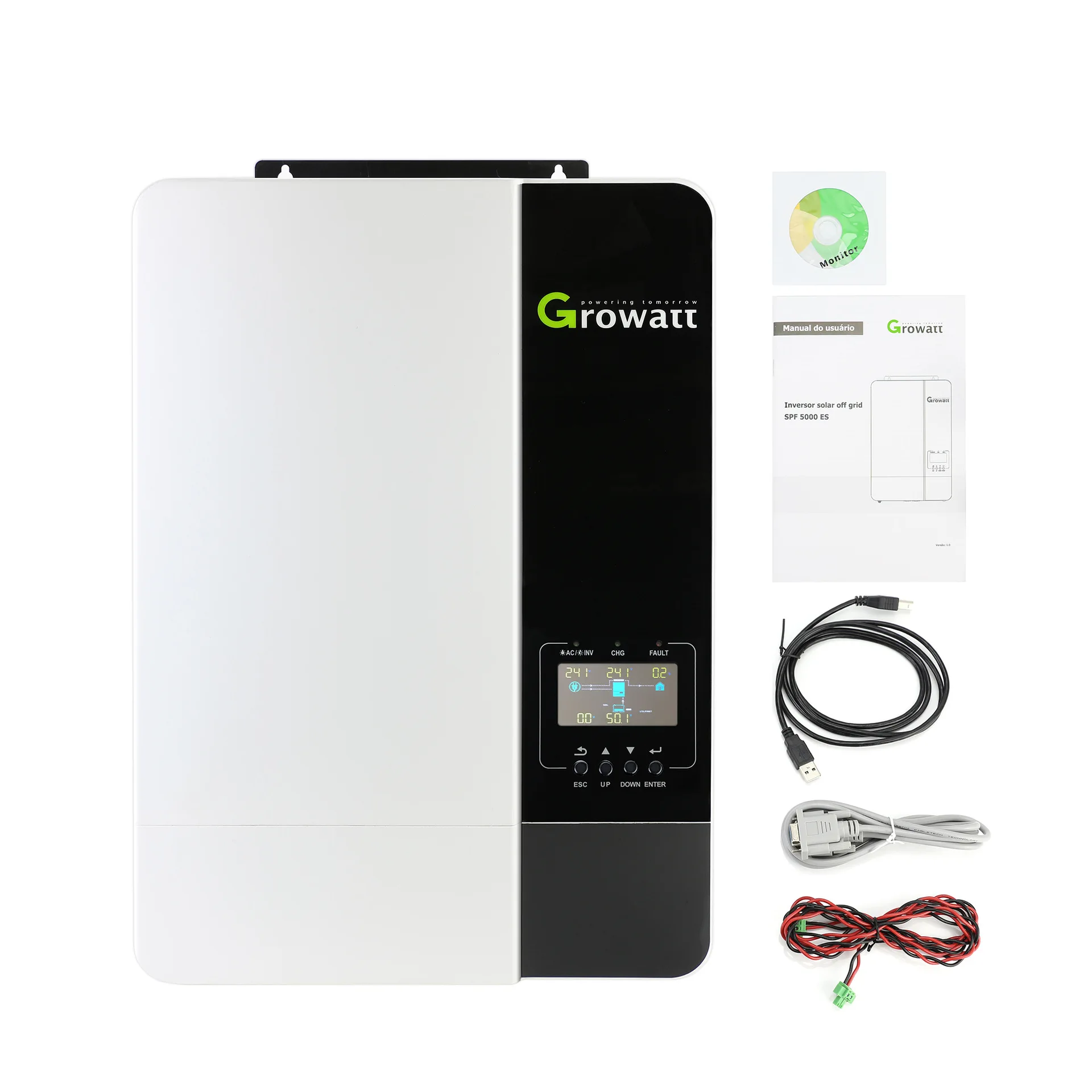 Hybrid inverter SPF5000ES 5Kw system off-grid solar home solar battery